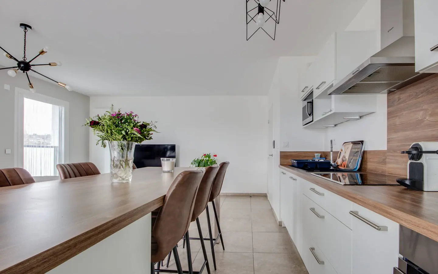 Achat immobilier appartement t3 avec terrasse rénovée Annecy-le-vieux cuisine