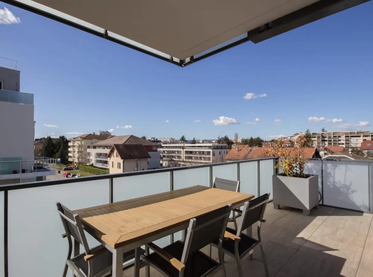 Achat immobilier appartement t3 avec terrasse rénovée Annecy-le-vieux