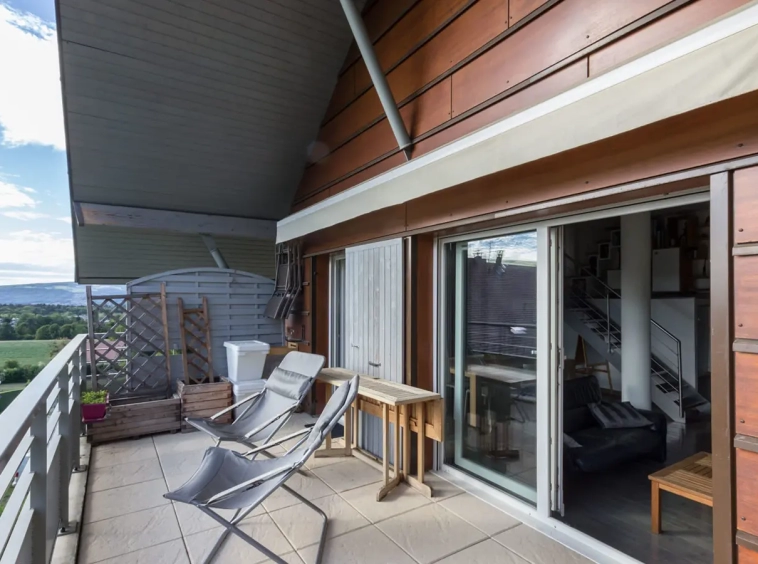 Annecy le vieux appartement vue dégagée terrasse