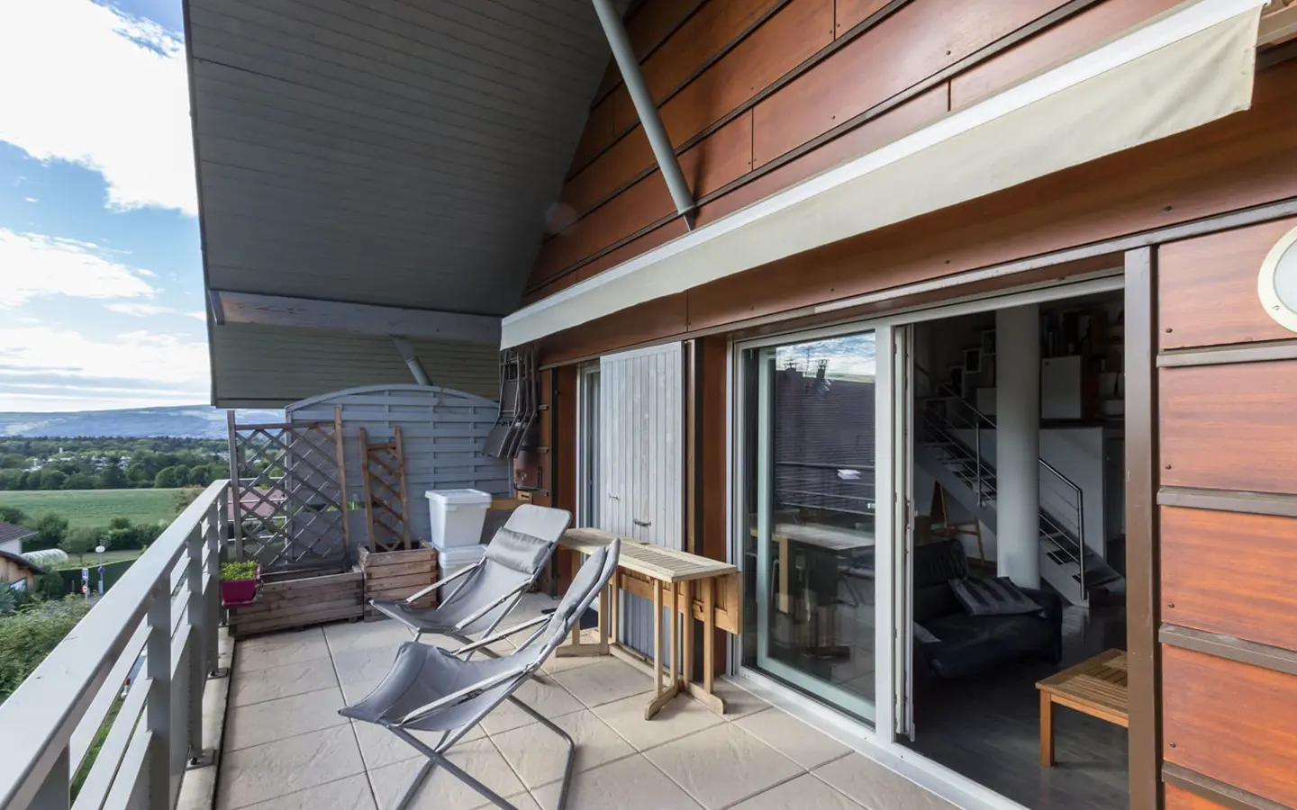 Annecy le vieux appartement vue dégagée terrasse