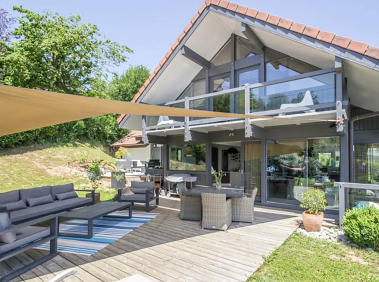 Annecy maison en ossature bois terrasse