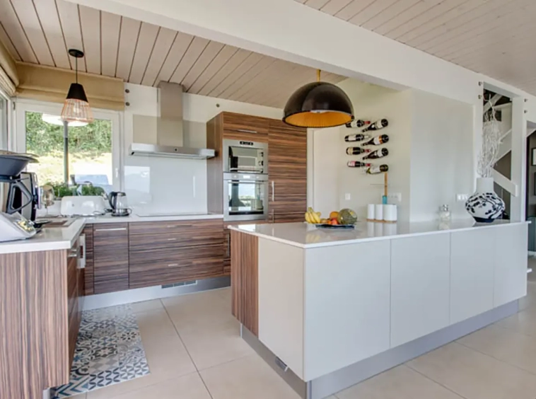 Annecy maison en ossature bois cuisine