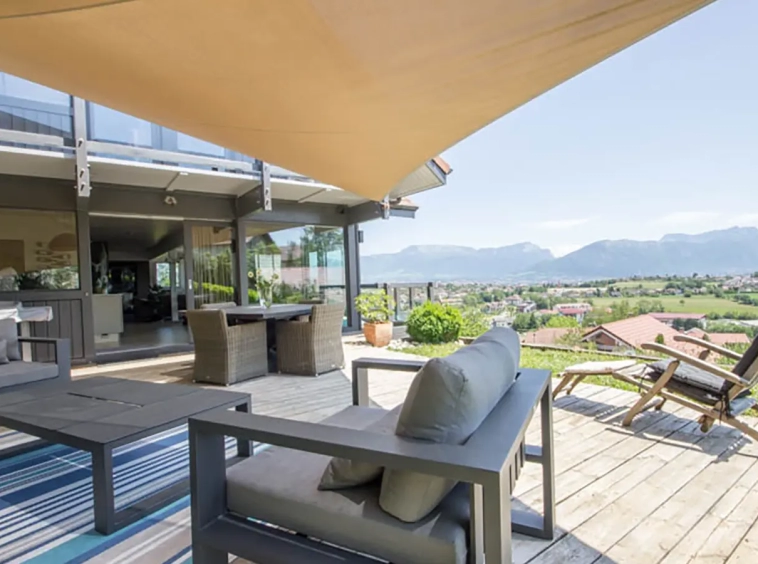 Annecy maison ossature bois terrasse