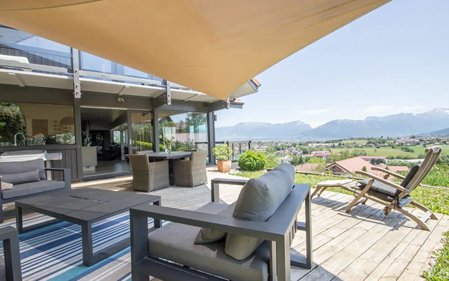 Annecy maison ossature bois terrasse