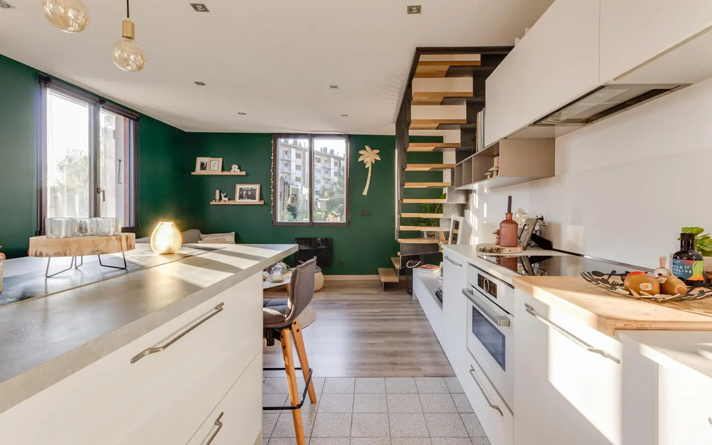 Achat immobilier appartement duplex Annecy-le-vieux cuisine ouverte