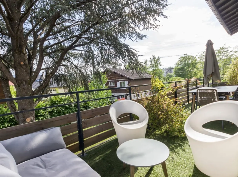 Achat immobilier appartement Annecy-le-vieux terrasse au calme