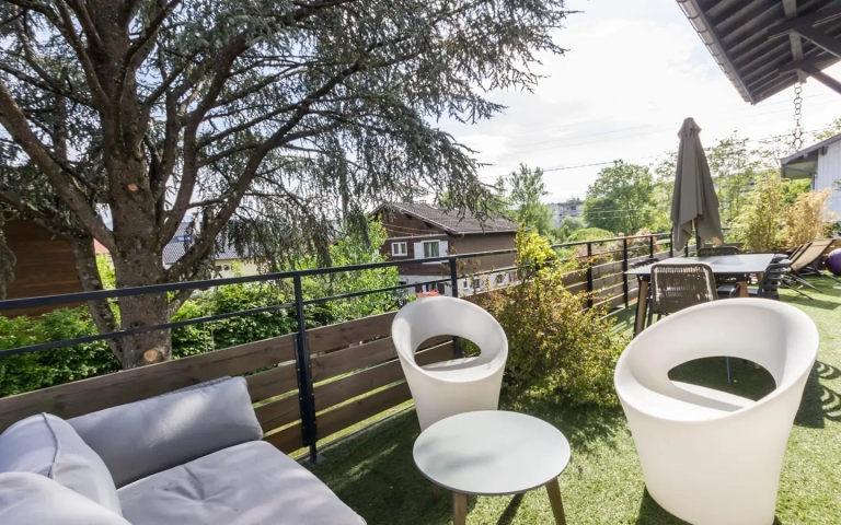 Achat immobilier appartement Annecy-le-vieux terrasse au calme