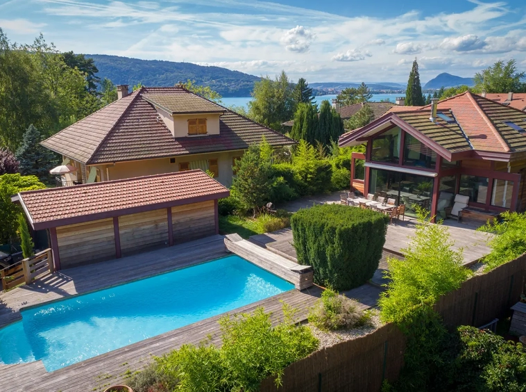 Annecy lac maison avec piscine