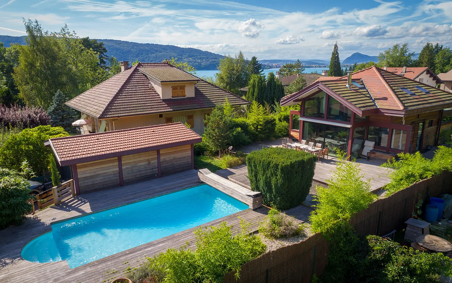 Annecy lac maison avec piscine