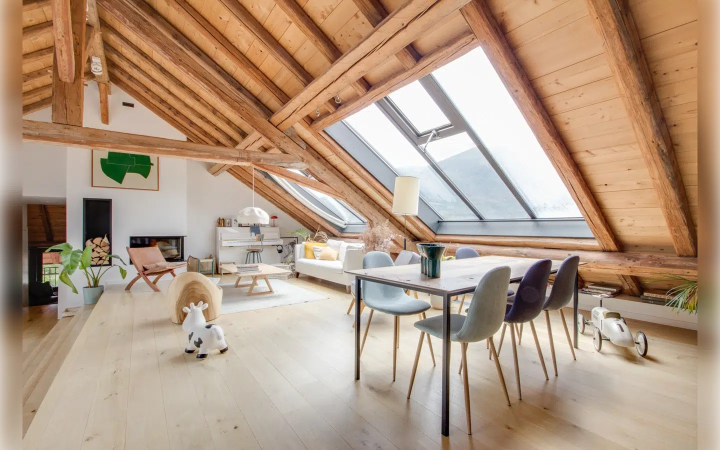 ANNECY LE VIEUX - T5 loft + mezzanine avec terrasse