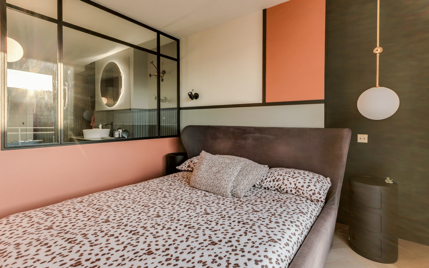 chambre parentale face lac