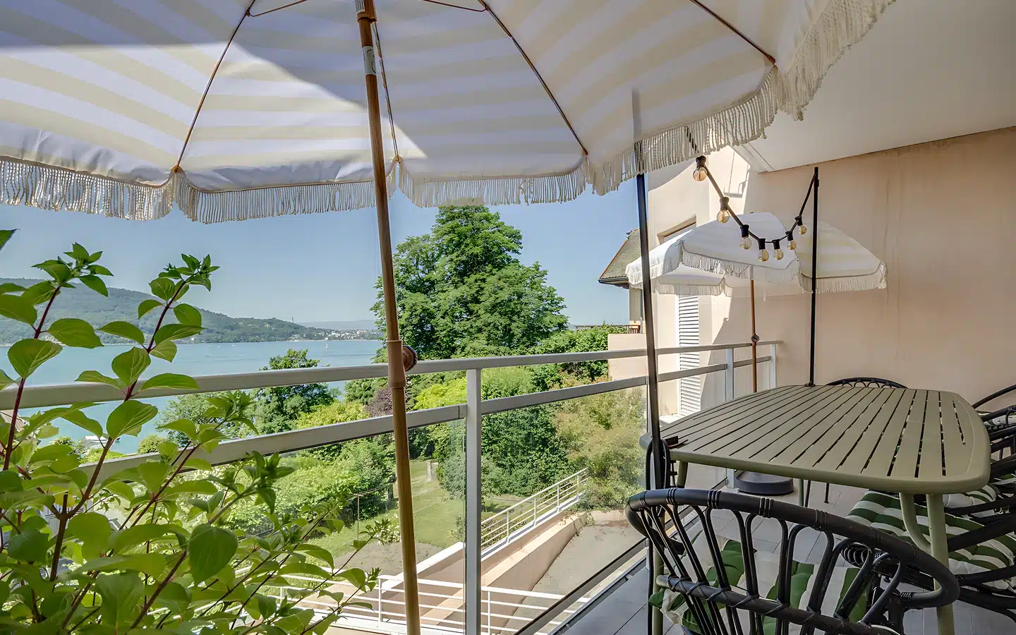 terrasse face lac