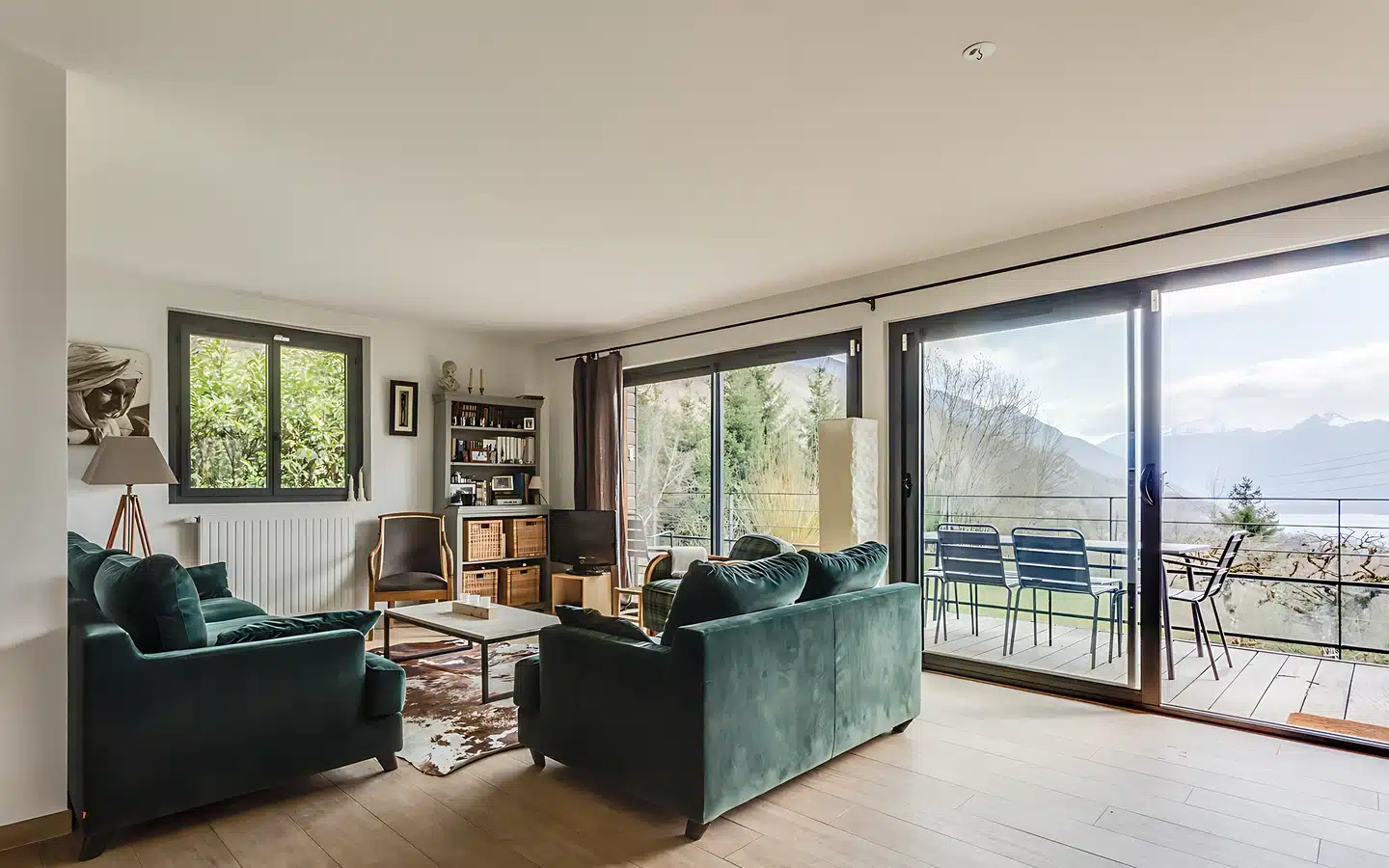 salon accès terrasse