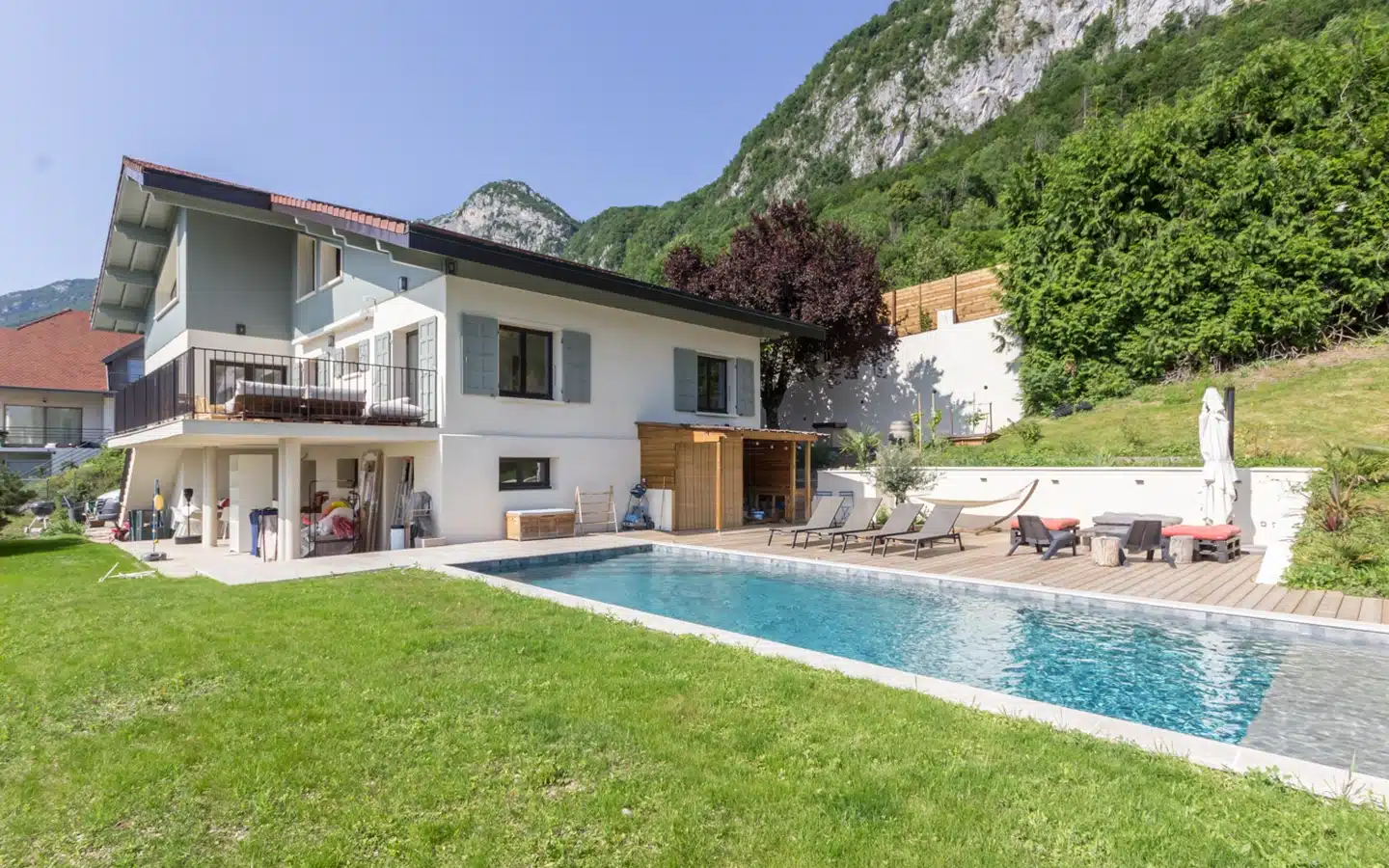 Veyrier du Lac - Maison 9 pièces, piscine chauffée, vue lac panoramique-38