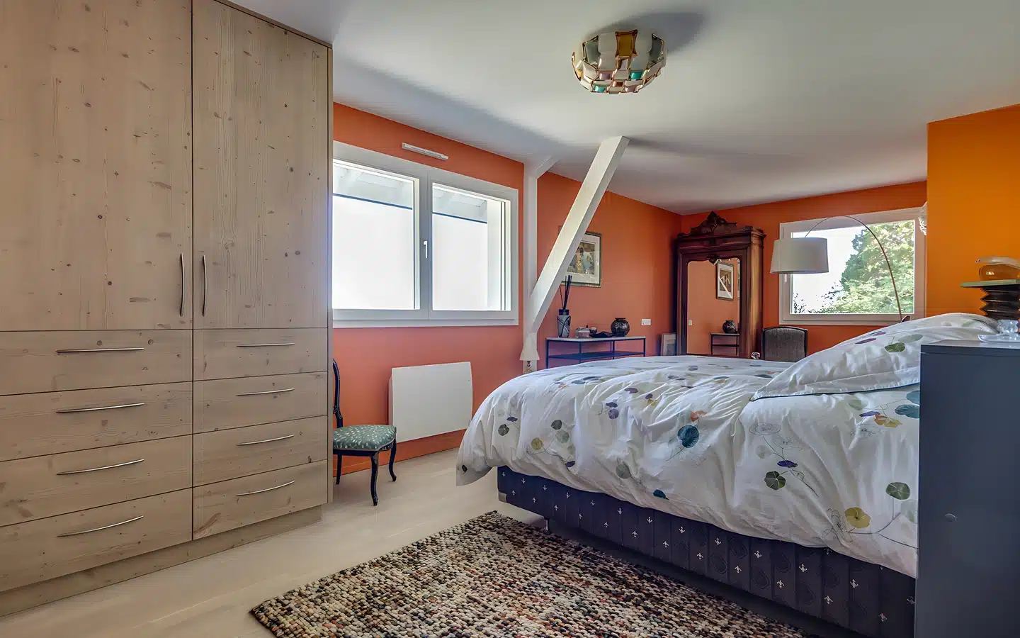chambre vue lac